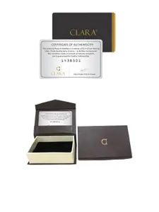 Clara Rhodium-Plated CZ Studded Pendant With Chain