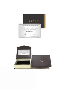 Clara 925 Sterling Silver Rhodium-plated CZ-studded Pendant With Chain