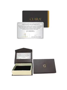 Clara 925 Sterling Silver Rose Gold-plated CZ-studded Pendant With Chain