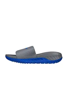 Skechers Men GO RECOVER Brand Logo Print Rubber Sliders