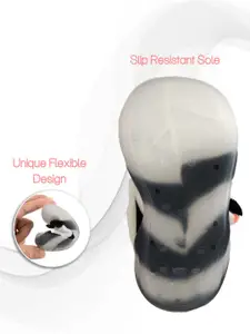 Yellow Bee Infant Boys Striped Cotton Ankle Length Rubber Sole Socks