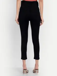 BROADSTAR Women Jean Skinny Fit High Rise Clean Look Stretchable Cropped Jeans