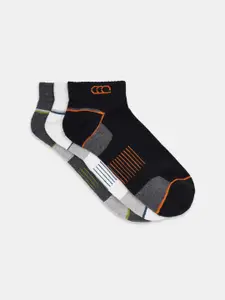 Ajile by Pantaloons Men Pack Of 3 Patterned Ankle Length Socks