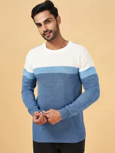 YU by Pantaloons Colourblocked Long Sleeves Pullover