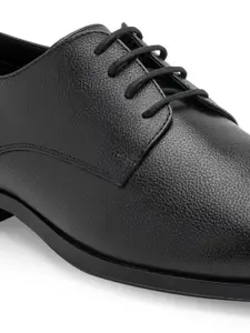 Red Tape Men Textured Leather Formal Derbys