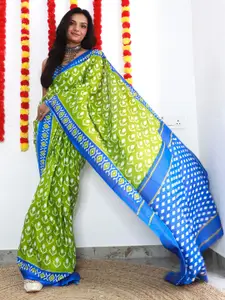 Saree mall Ethnic Motifs Printed Pure Cotton Sarees
