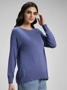 FOREVER 21 Round Neck Long Sleeves Pullover Sweater