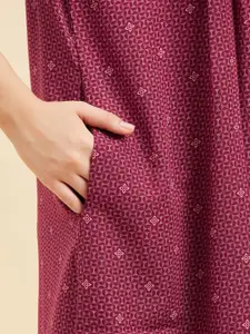 Sweet Dreams Geometric Printed Maxi Nightdress