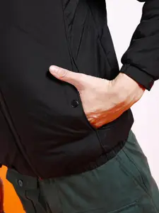 The Indian Garage Co Men Regular Fit Zip-Front Bomber Jacket