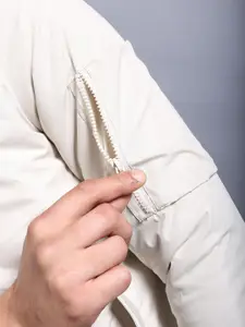 The Indian Garage Co Men Zip-Front Bomber Jacket