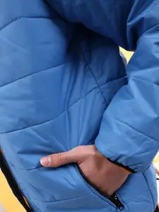 The Indian Garage Co Men Blue Outdoor Padded Jacket