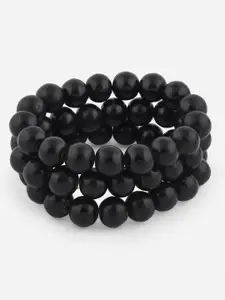 The Bro Code Men Set Of 3 Elasticated Bracelet
