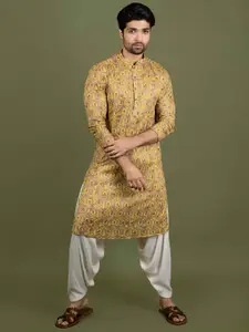 KISAH Floral Printed Kurta with Patiala