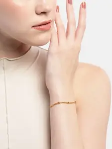 Carlton London Women Gold-Plated Multistrand Bracelet