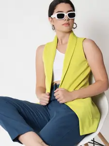 Chemistry Sleeveless Double-Breasted Blazer