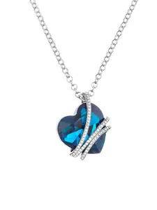 Yellow Chimes Heart Pendant With Chain