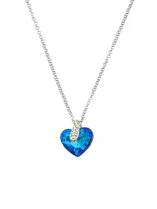 Yellow Chimes Heart Pendant With Chain