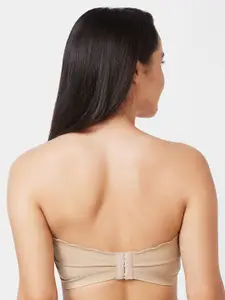 FashionRack Half Coverage Lightly Padded Cotton Bandeau Bra