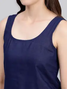 Seva Chikan Pack Of 2 Cotton Cover Up Camisole