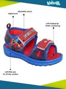 Kids Ville Boys Spiderman Printed Sports Sandals