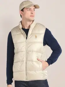 U.S. Polo Assn. Mock Collar Sleeveless Puffer Jacket