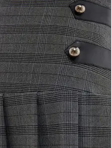 Koton Checked A-Line Mini Skirt