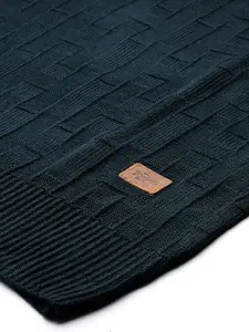 Roadster Men Self Design Pullover Sweater