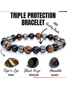 KARISHMA KREATIONS Men Artificial Beads Studded Bracelet