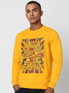 Peter England Casuals Typography Printed Sweatshirt