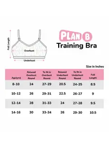 You Got Plan B Girls Pack Of 2 Full Coverage Cotton Beginners Bra-Anti Microbial