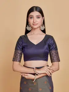 MIMOSA Ethnic Motifs Woven Design Zari Kanjeevaram Saree