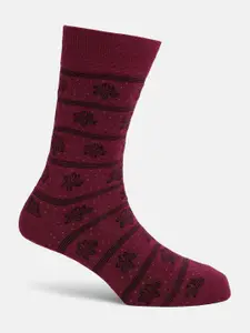Blackberrys Cotton Floral Printed Calf Length Socks