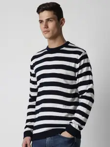 PETER ENGLAND UNIVERSITY Striped Pullover