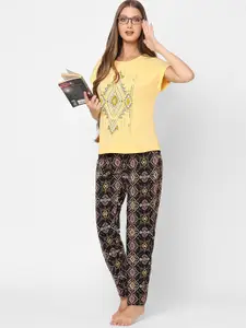 MAYSIXTY Mid-Rise Printed Lounge Pant