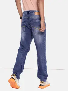 The Roadster Life Co. Men Pure Cotton Mid Rise Light Fade Jeans