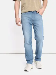 The Roadster Life Co. Men Mid Rise Light Fade Stretchable Jeans