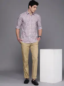 Louis Philippe Sport Tartan Checked Slim Fit Pure Cotton Casual Shirt