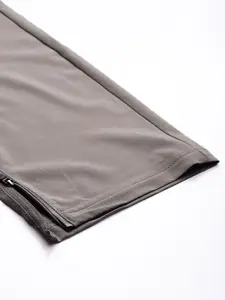 Louis Philippe ATHPLAY Men Slim Fit Mid-Rise Track Pants With Cut-Out & Reflective Strips