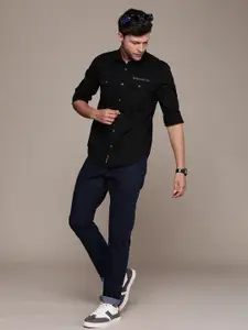 WROGN Men Slim Fit Pure Cotton Casual Shirt