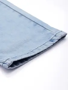 WROGN Men Slim Fit Heavy Fade Stretchable Mid-Rise Jeans