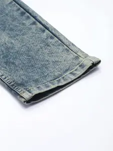 WROGN Men Skinny Fit Acid Wash Stretchable Jeans