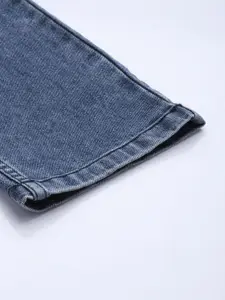 WROGN Men Slim Fit Heavy Fade Stretchable Jeans