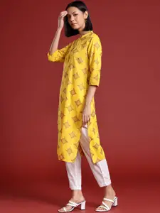 all about you Women Ethnic Motifs Printed Cotton Kurta
