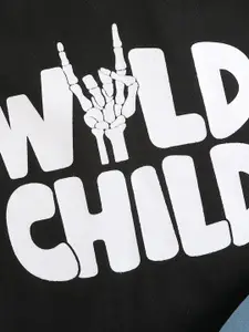 StyleCast Boys Blue & Black T-shirt With Joggers