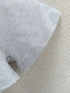 StyleCast Boys Green & Grey Striped Bodysuit With Shorts