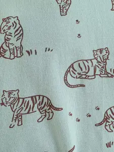 StyleCast Boys Green Printed T-shirt With Trousers