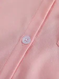 StyleCast Boys Pink Waist Tie Up Shirt with Shorts