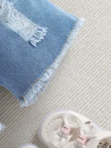 StyleCast Boys Blue Mid-Rise Rapid-Dry Denim Shorts