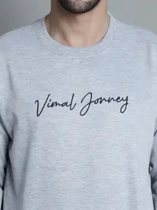 MACK JONNEY Pack Of 2 Typography Printed Fleece Pullover