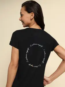 Van Heusen Typography Printed Round Neck T-Shirt Nightdress